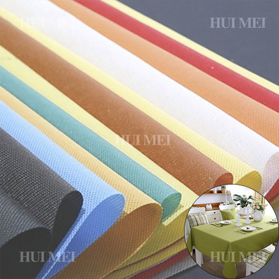 UV Protection 100cm Non Woven Tablecloth 38gsm For Hotel Restaurant