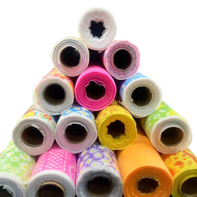Customized Disposable Fabric Making Non Woven Tablecloth Roll Recycle Bag