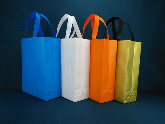 Promotional grocery tote bag reusable shopping eco pp non woven bags custom printed polypropylene bags