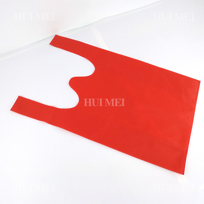 25gsm Biodegradable Non Woven T Shirt Bag Shrink Resistant