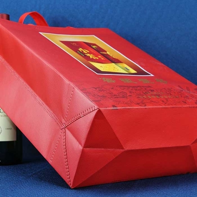 Laminated Non Woven Shopping Bag Polypropylene Non Woven Bags Tear Resistant