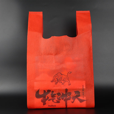 Supermarket PP Non Woven Grocery Bags 70 Gsm Eco Friendly