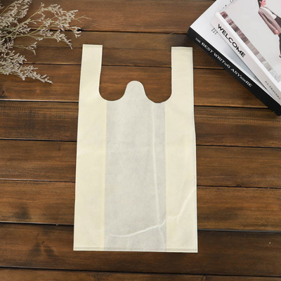 50gsm Eco Non Woven T Shirt Bag Supermarket Custom Printed Non Woven Tote Bags