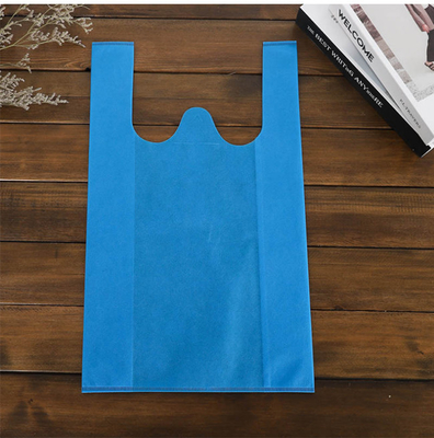 50gsm Eco Non Woven T Shirt Bag Supermarket Custom Printed Non Woven Tote Bags