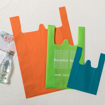 Environmental Friendly Polypropylene Non Woven T Shirt Bag For Shopping