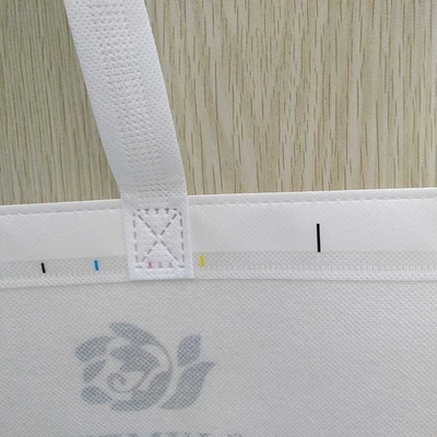 Spunbonded 50Gsm Polypropylene Fabric Shopping Bags Biodegradable