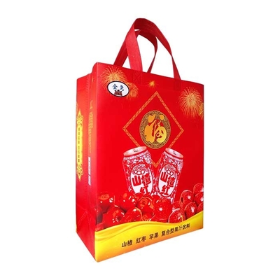 Breathable Tote Promotional Non Woven Shopping Bags Shrink Resistant