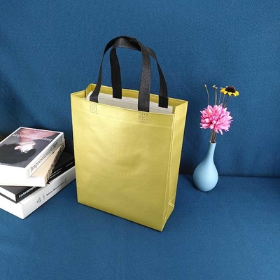 Spunbonded Reusable Non Woven Shopping Bags Biodegradable Non Woven Fabric Bag
