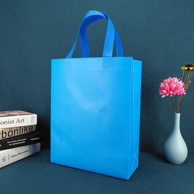 Tote Reusable Promotional Non Woven Shopping Bags 85gsm Folding Laminated