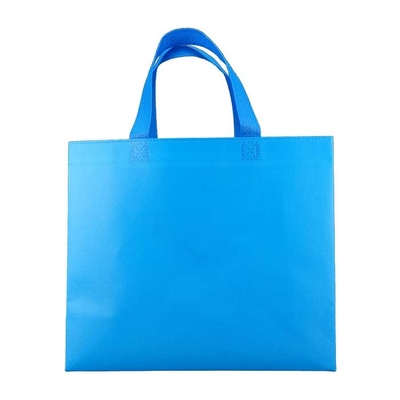 Environmental Friendly Non Woven Shopping Bags 90gsm Heat Transfer Printed