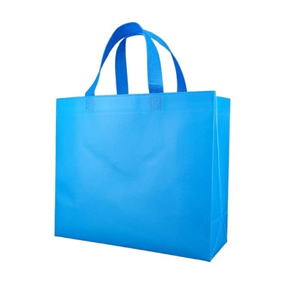 Environmental Friendly Non Woven Shopping Bags 90gsm Heat Transfer Printed