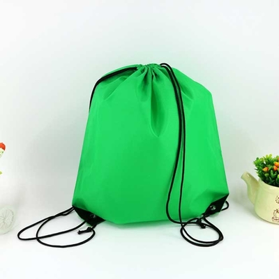 Heat Transfer Eco Friendly Drawstring Bags 31*44cm For Supermarket