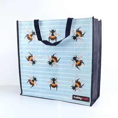 Antibacterial PP Sewing Grocery Bags Shrink Resistant 165Gsm