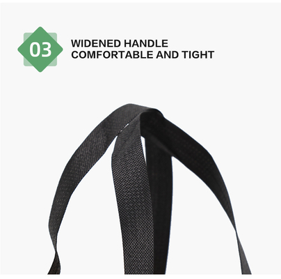 Non Woven Tote Shopping Bags Enviromental Protection 80gsm