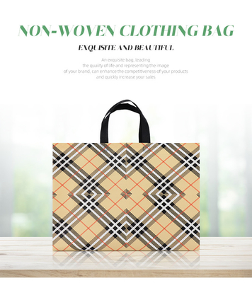 Non Woven Tote Shopping Bags Enviromental Protection 80gsm