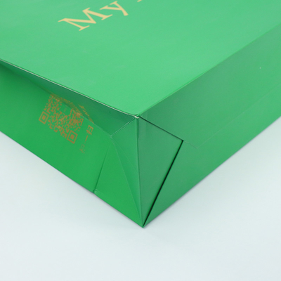Luxury Gift Custom Logo Paper Bag With Rope Handle