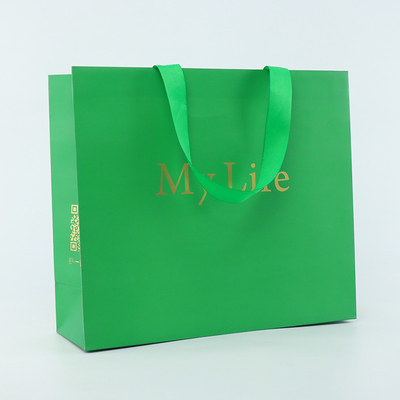 Luxury Gift Custom Logo Paper Bag With Rope Handle