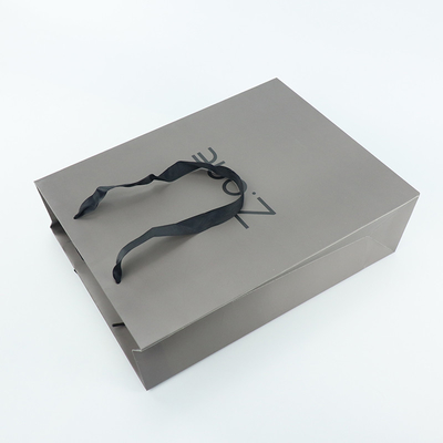 Carrier Art Kraft Coated Paper Shopping Bag For Clothes Apparel Gift