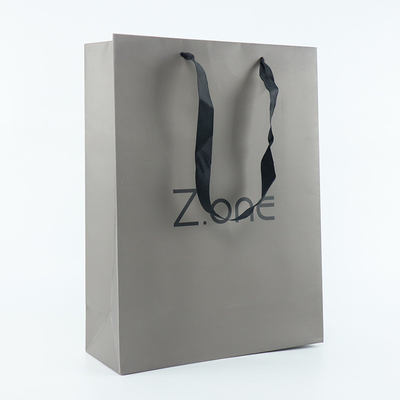 Carrier Art Kraft Coated Paper Shopping Bag For Clothes Apparel Gift