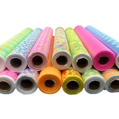 Tablecloth In Rolls Pp Nonwoven Fabric Biodegradable Disposable Bed Sheets Raw Material